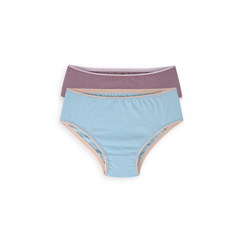 Աղջկա մանկական միագույն վարտիք, 2 հատ